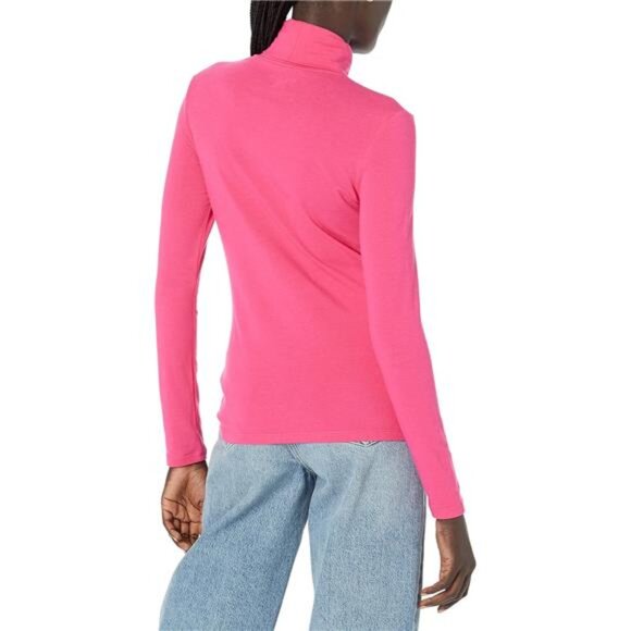 Essentials Women's Slim-Fit Lightweight Long-Sleeve Turtleneck Sweater - Picture 2 of 8